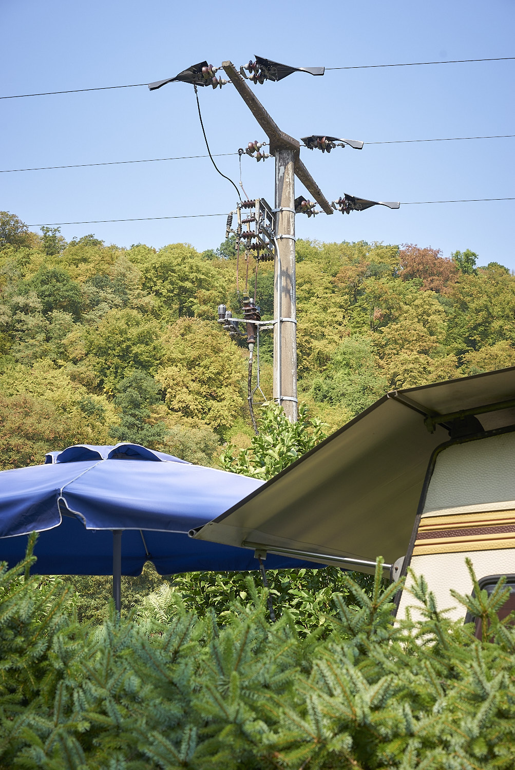 Camping-Sights, Sieg, Deutschland © Monika Probst, Köln